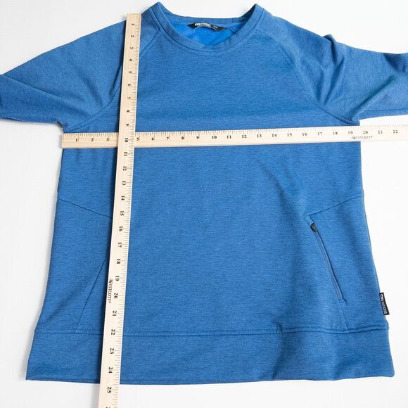 Outdoor Research Emersion Fleece Crew Neck‎ Sweatshirt Womens Medium Blue 279969 - Picture 4 of 15